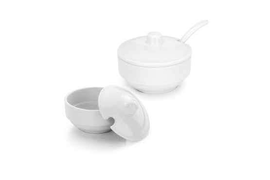 Porelin Pepper Bowl with Lid